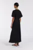 ZAHARA BLACK FRINGING MIDI DRESS sold by Dissh
