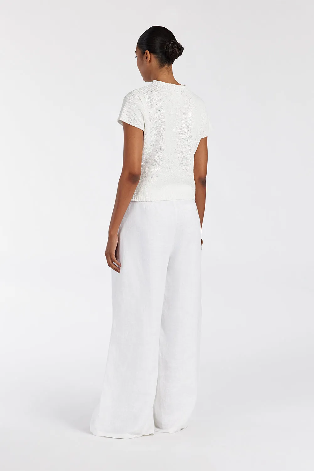 LEO OFF WHITE KNIT TOP sold by Dissh product image thumbnail 4