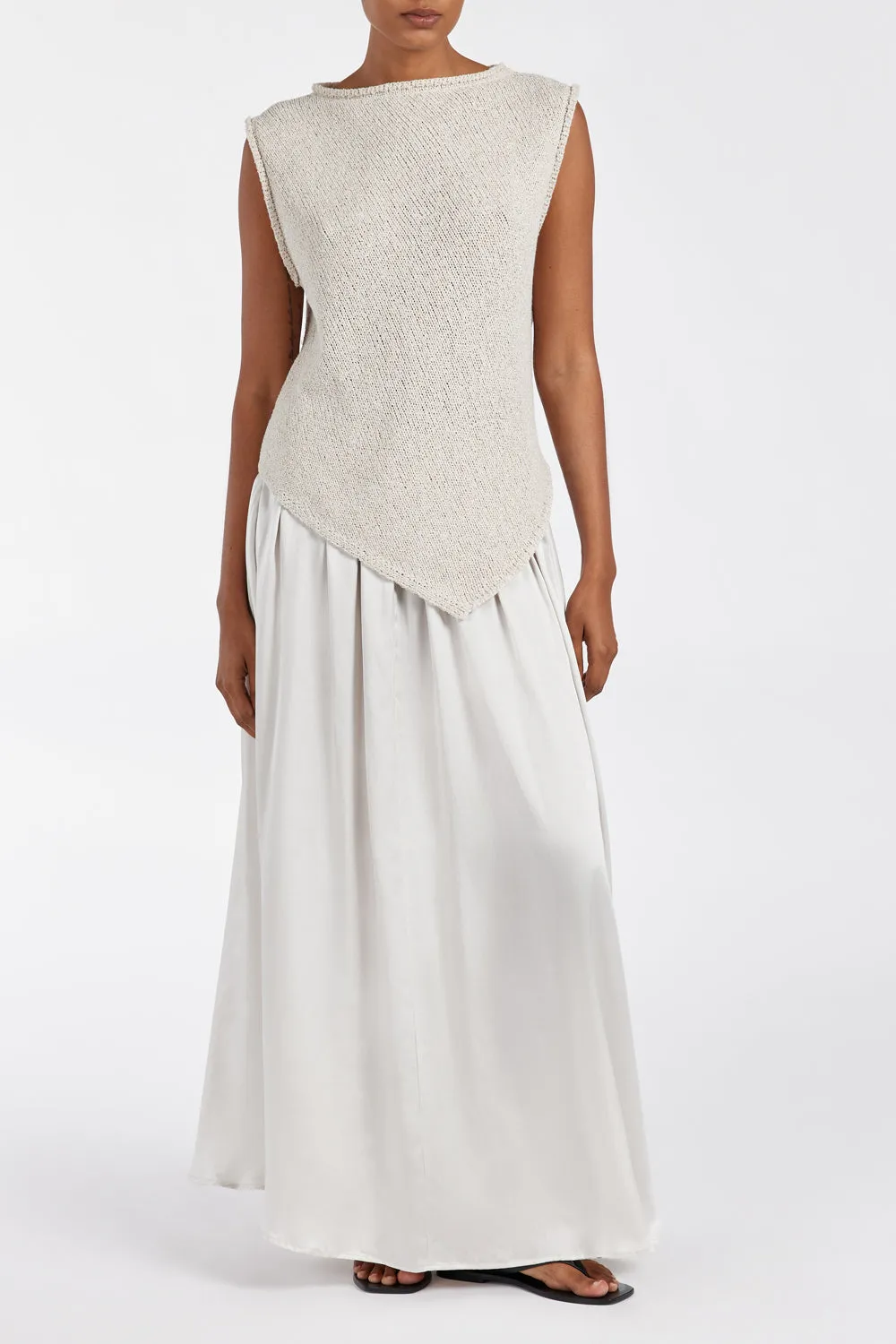 COLLINS CHALK SILK SKIRT sold by Dissh product image thumbnail 3