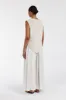 COLLINS CHALK SILK SKIRT sold by Dissh