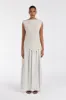COLLINS CHALK SILK SKIRT sold by Dissh