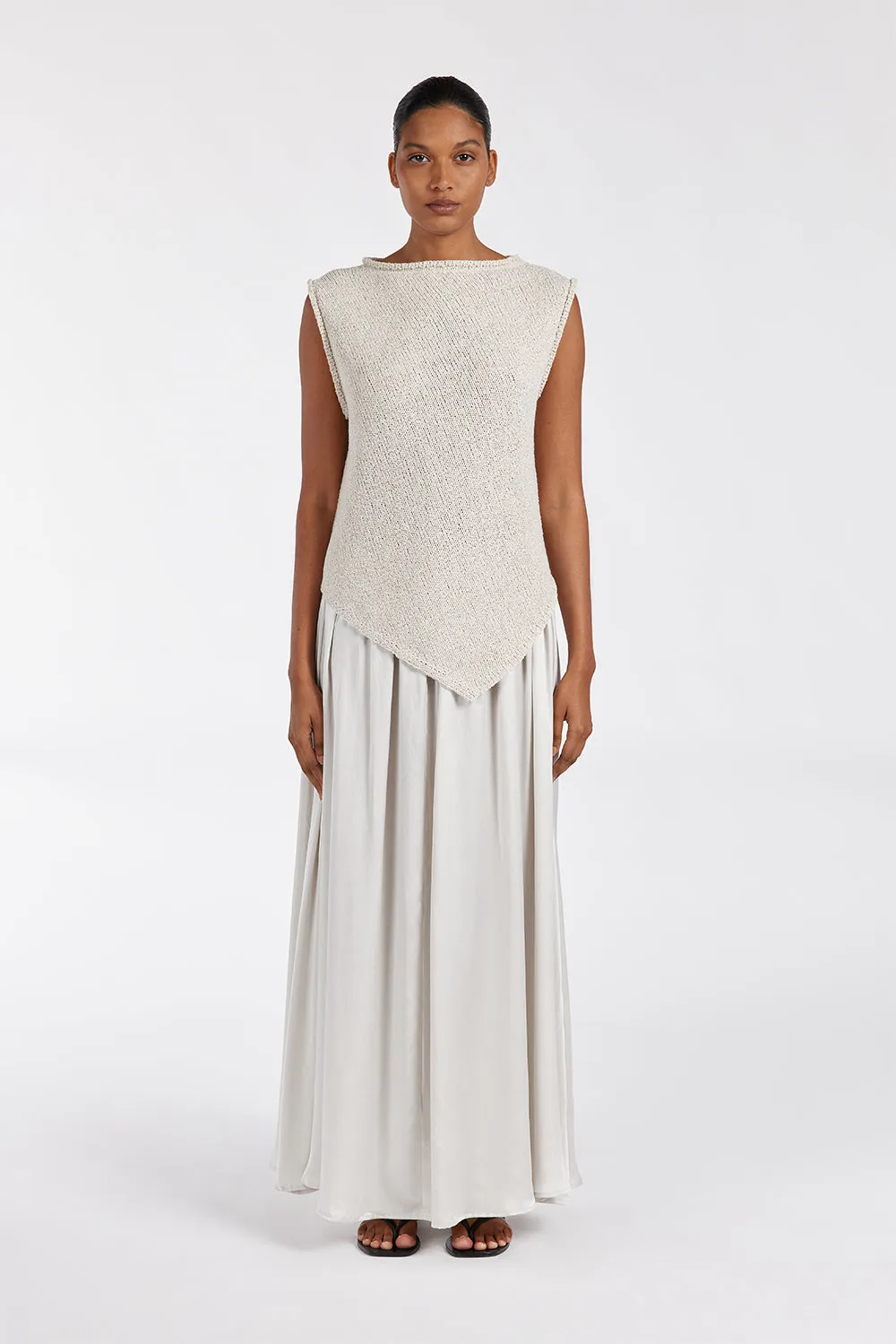 COLLINS CHALK SILK SKIRT sold by Dissh product image thumbnail 2