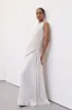 COLLINS CHALK SILK SKIRT sold by Dissh