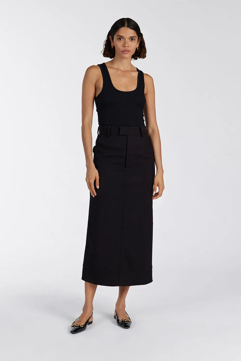 JAC BLACK MIDI SKIRT sold by Dissh product image thumbnail 5