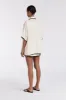 VON CREAM LINEN SHIRT sold by Dissh