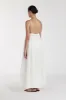 LIZA WHITE RAMIE MIDI DRESS sold by Dissh