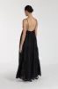 LIZA BLACK RAMIE MIDI DRESS sold by Dissh