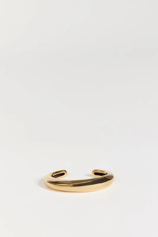 MÉGA CLASSIC GOLD CUFF BRACELET sold by Dissh