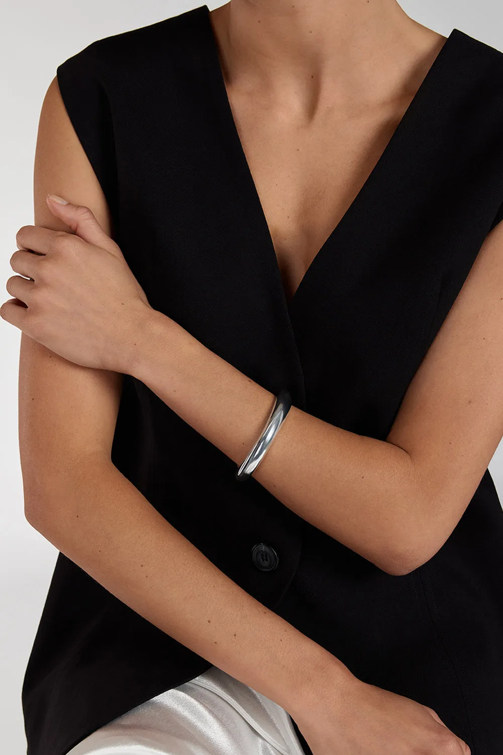 MÉGA CLASSIC SILVER CUFF BRACELET sold by Dissh product image thumbnail 2