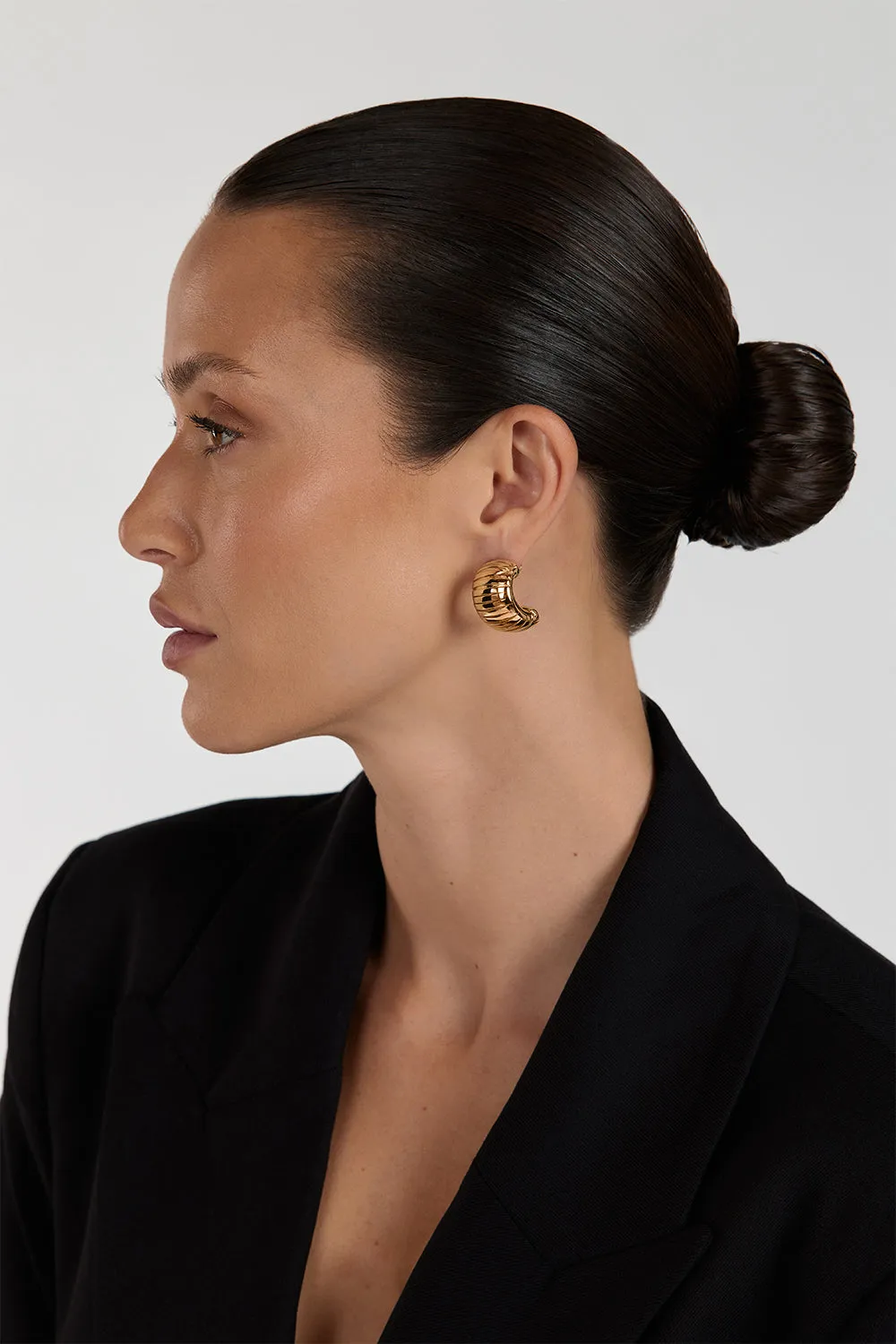 MÉGA STEP GOLD EARRING sold by Dissh product image thumbnail 4