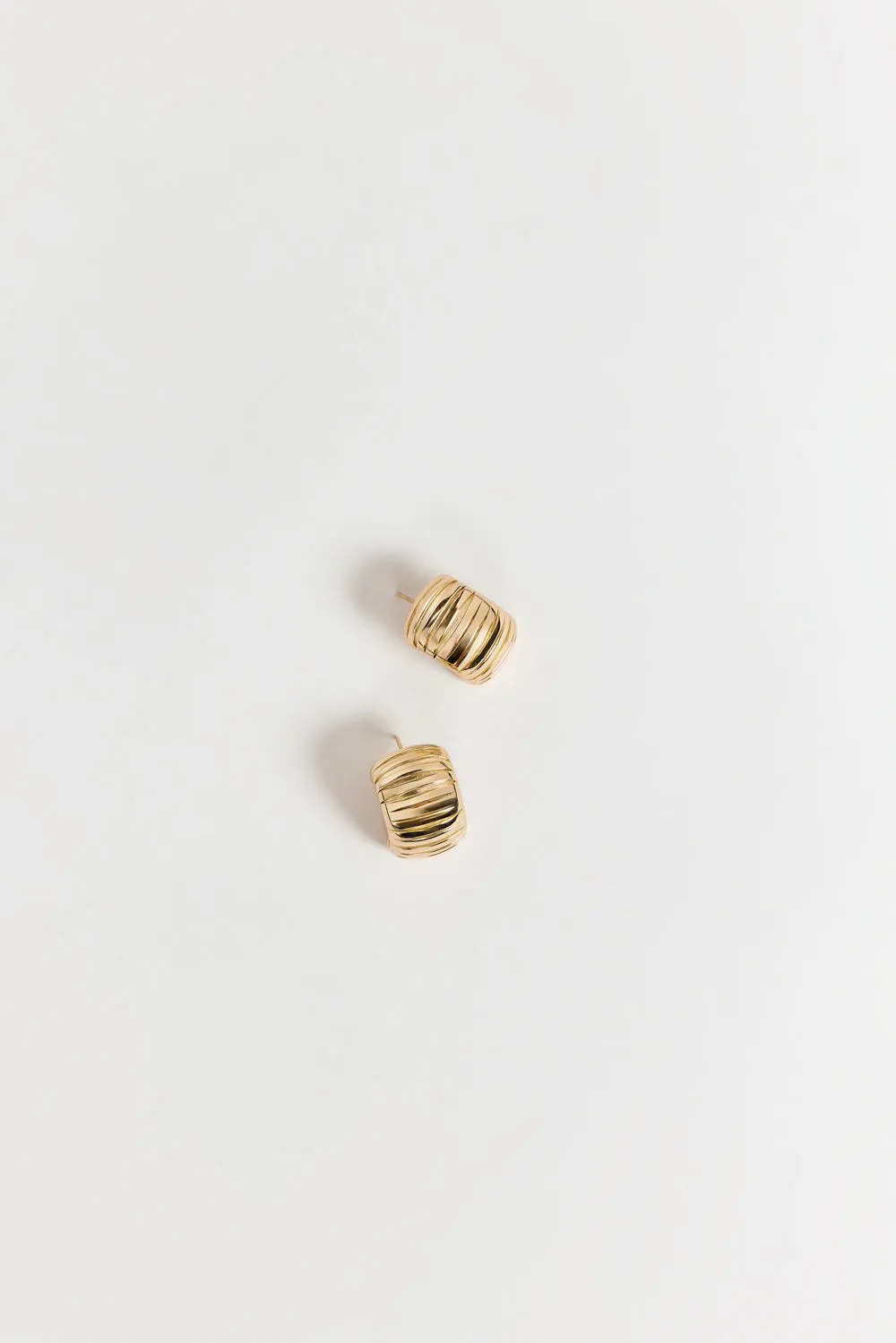 MÉGA STEP GOLD EARRING sold by Dissh