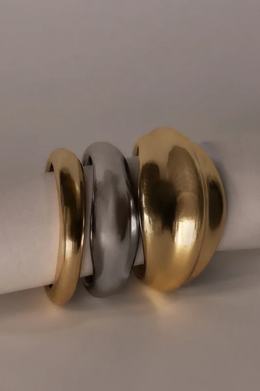 MÉGA WAVE STERLING SILVER CUFF BRACELET sold by Dissh