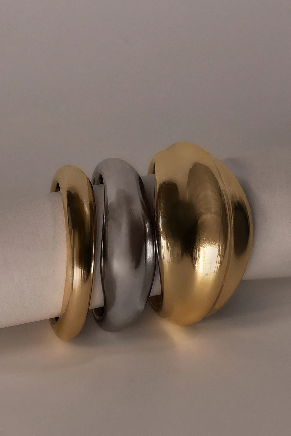 MÉGA WAVE STERLING SILVER CUFF BRACELET sold by Dissh