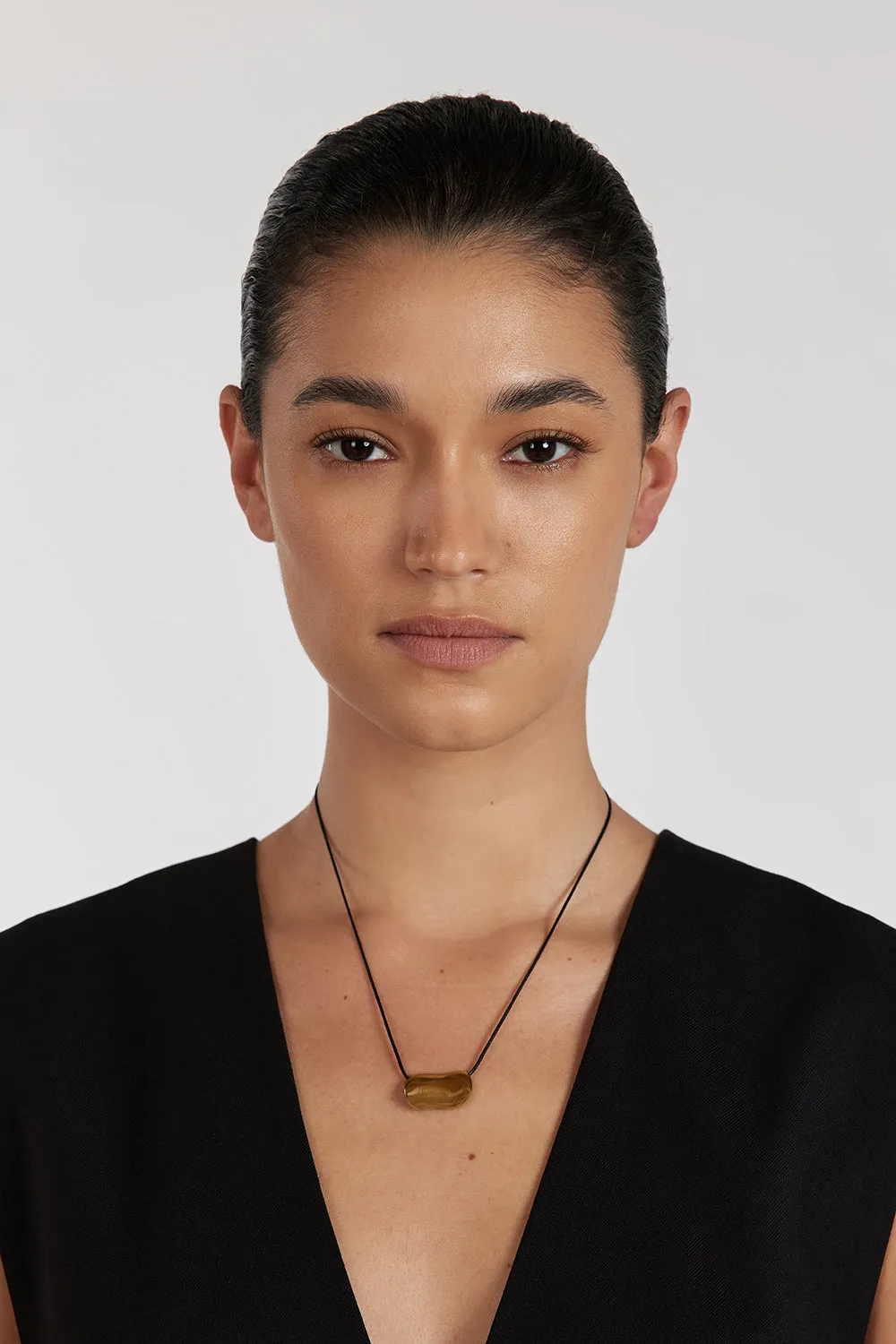 HEAVEN MAYHEM PEBBLE GOLD NECKLACE sold by Dissh product image thumbnail 3