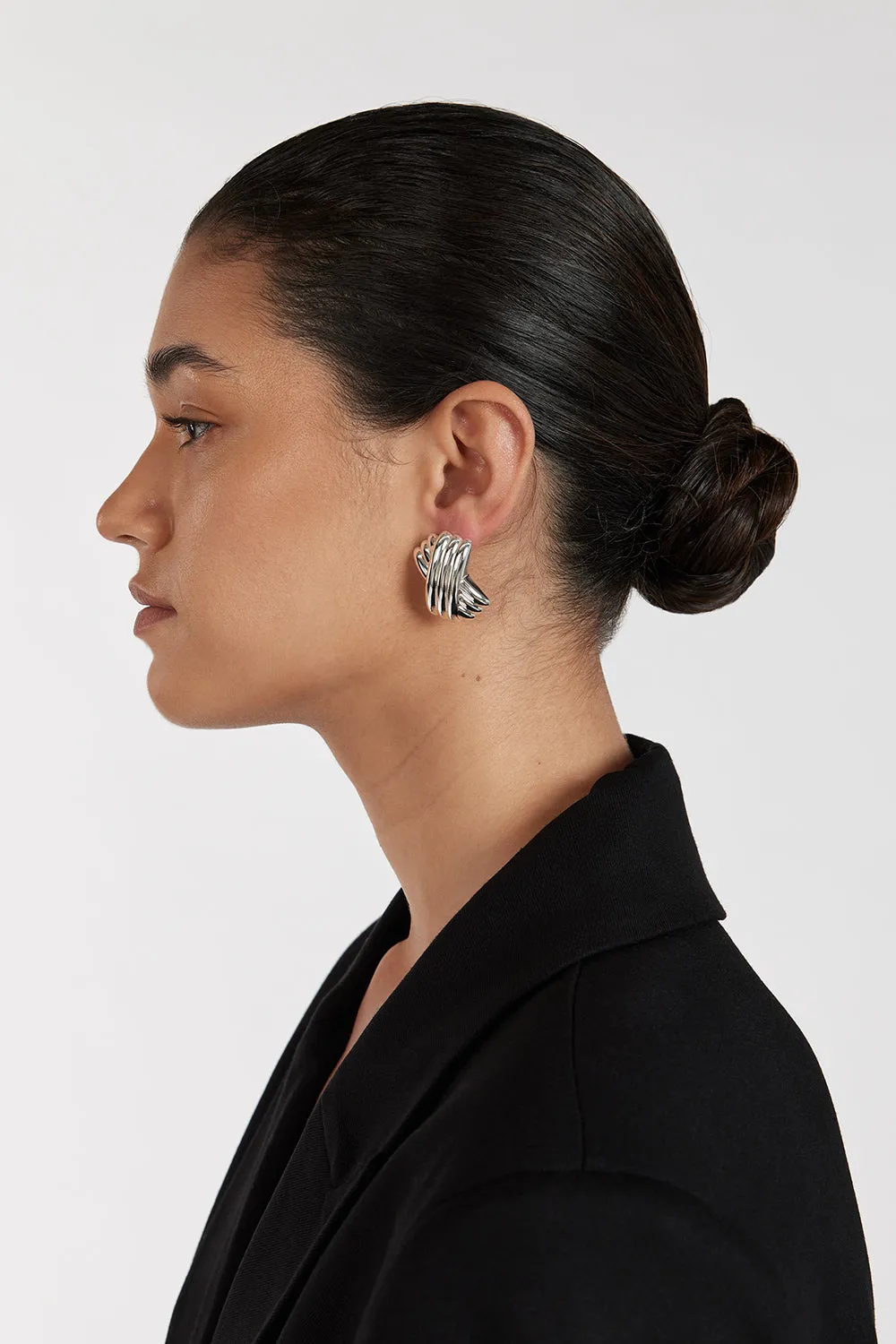 MÉGA TRIPLE X SILVER EARRING sold by Dissh product image thumbnail 5