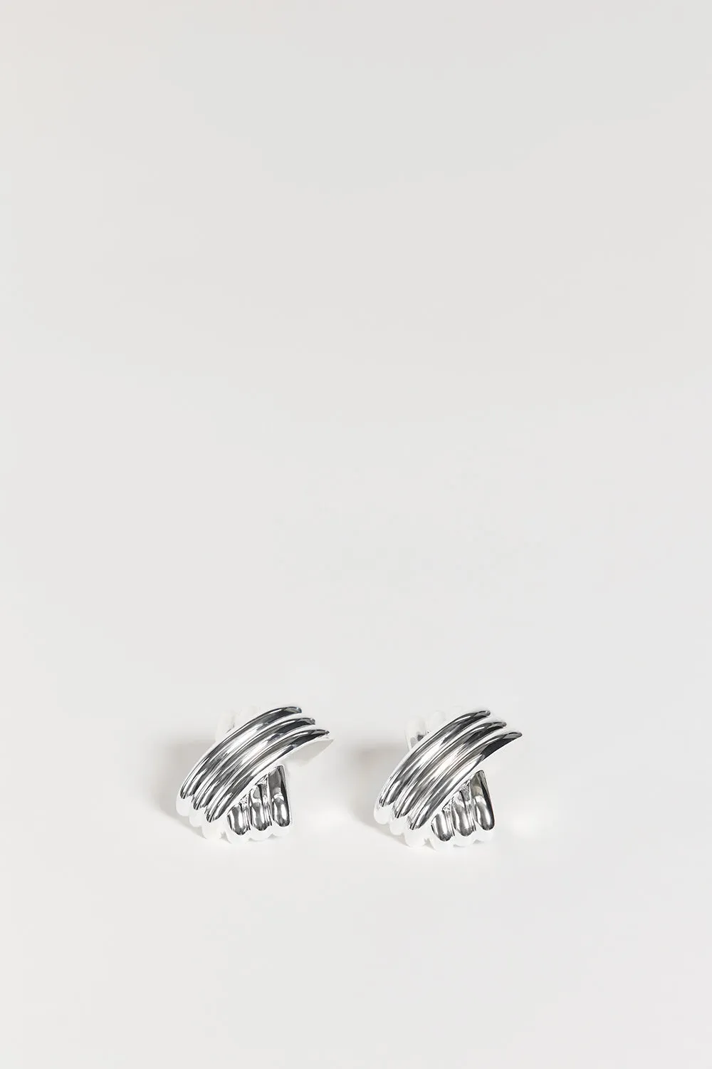 MÉGA TRIPLE X SILVER EARRING sold by Dissh product image thumbnail 4