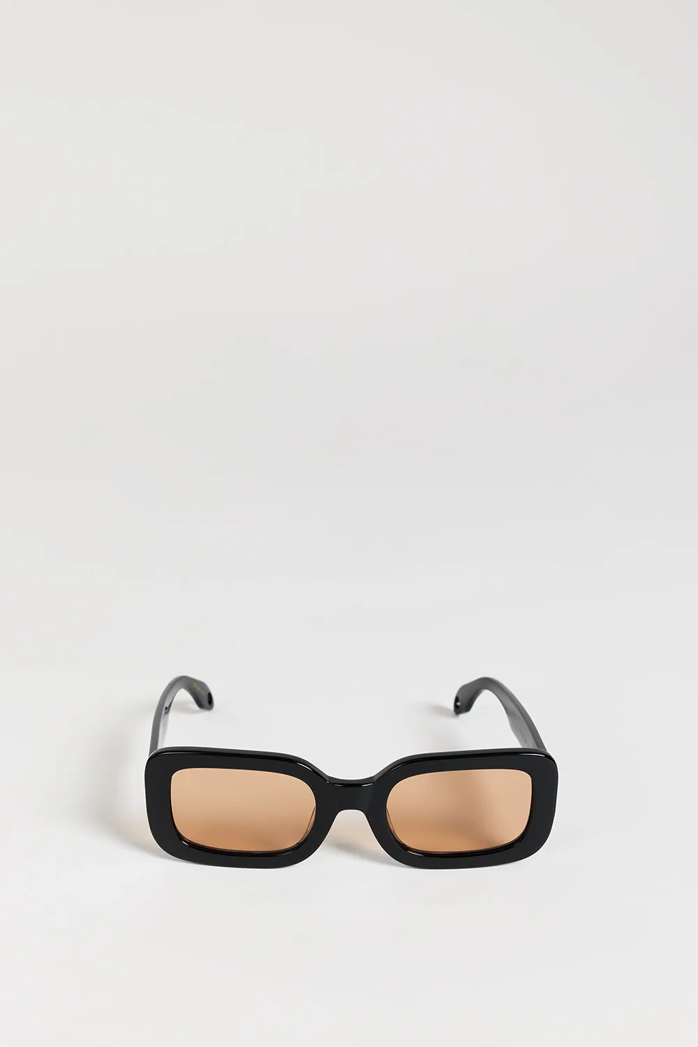 ELISA JOHNSON LEXI GLOSS BLACK LIGHT BROWN LENS SUNGLASSES sold by Dissh product image thumbnail 2