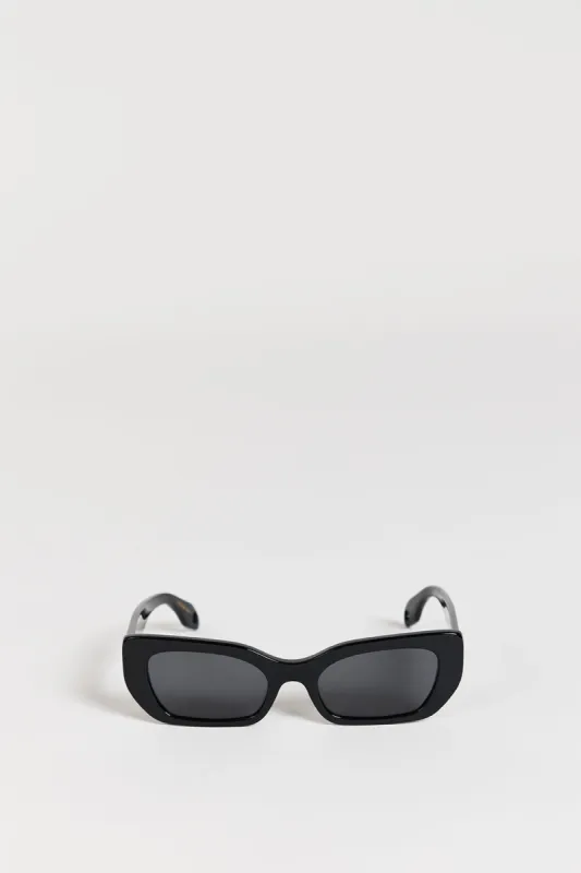 ELISA JOHNSON COOKIE IN GLOSS BLACK SUNGLASSES sold by Dissh