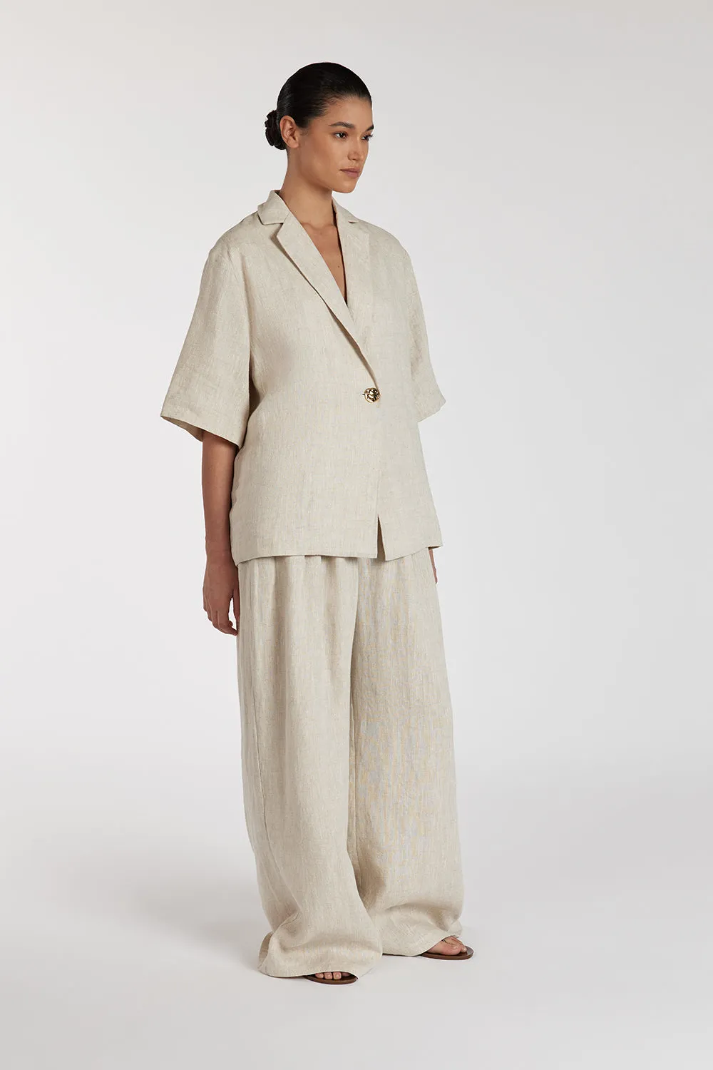 NALA NATURAL LINEN RESORT SHIRT sold by Dissh product image thumbnail 4