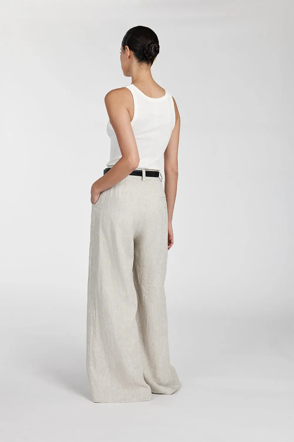 HOLDEN NATURAL LINEN PANT sold by Dissh product image thumbnail 4