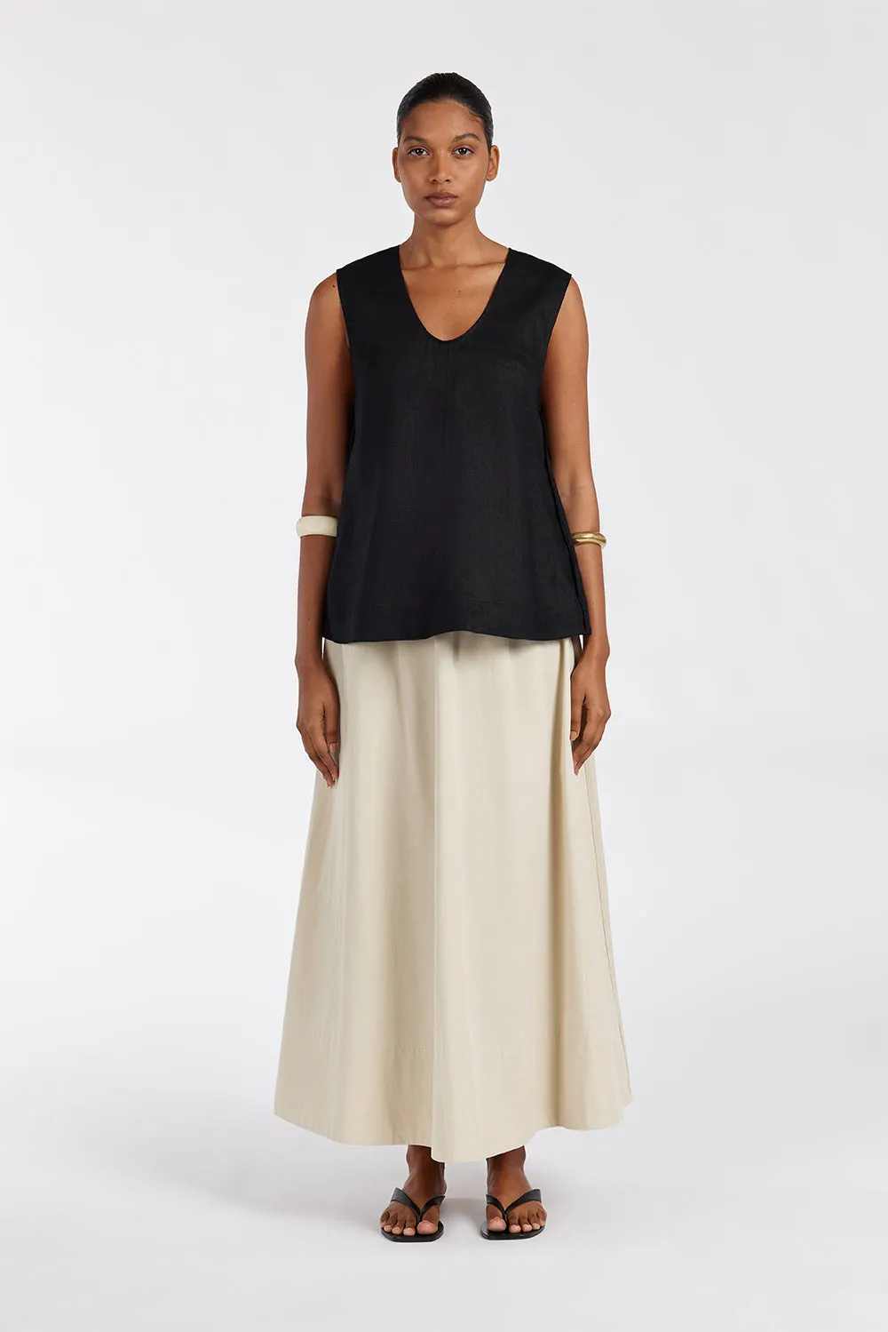 KIRSTY STONE COTTON CIRCLE SKIRT sold by Dissh product image thumbnail 2