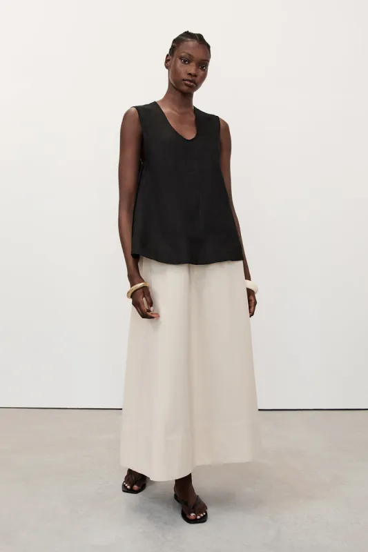 KIRSTY STONE COTTON CIRCLE SKIRT sold by Dissh