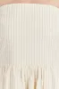 RILEY CREAM STRAPLESS COTTON DRESS sold by Dissh