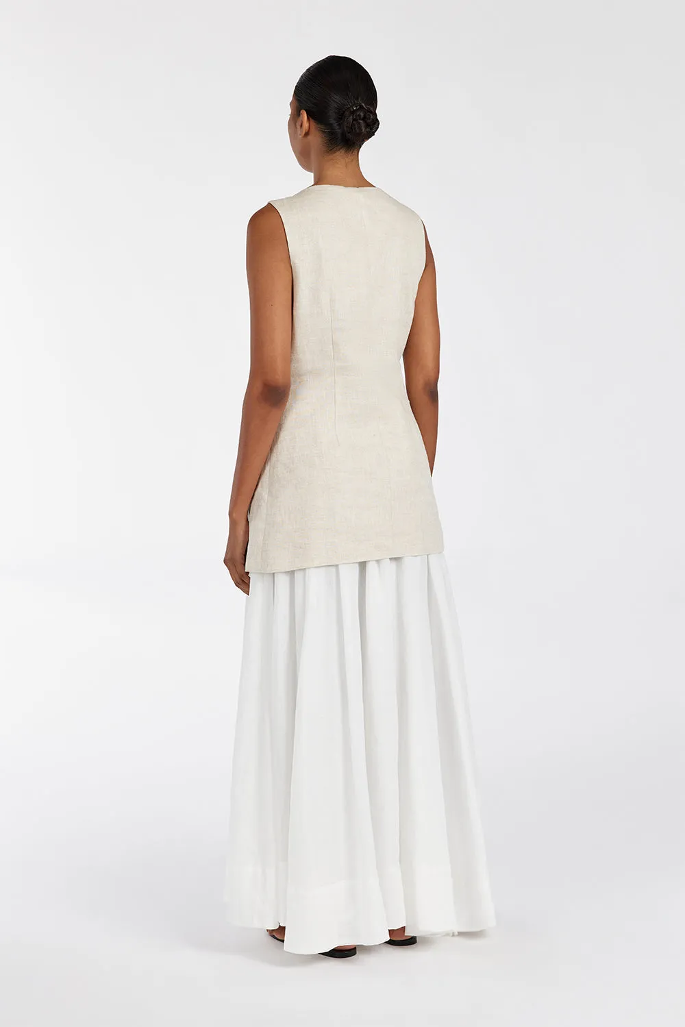 LAYNE WHITE RAMIE MAXI SKIRT sold by Dissh product image thumbnail 3