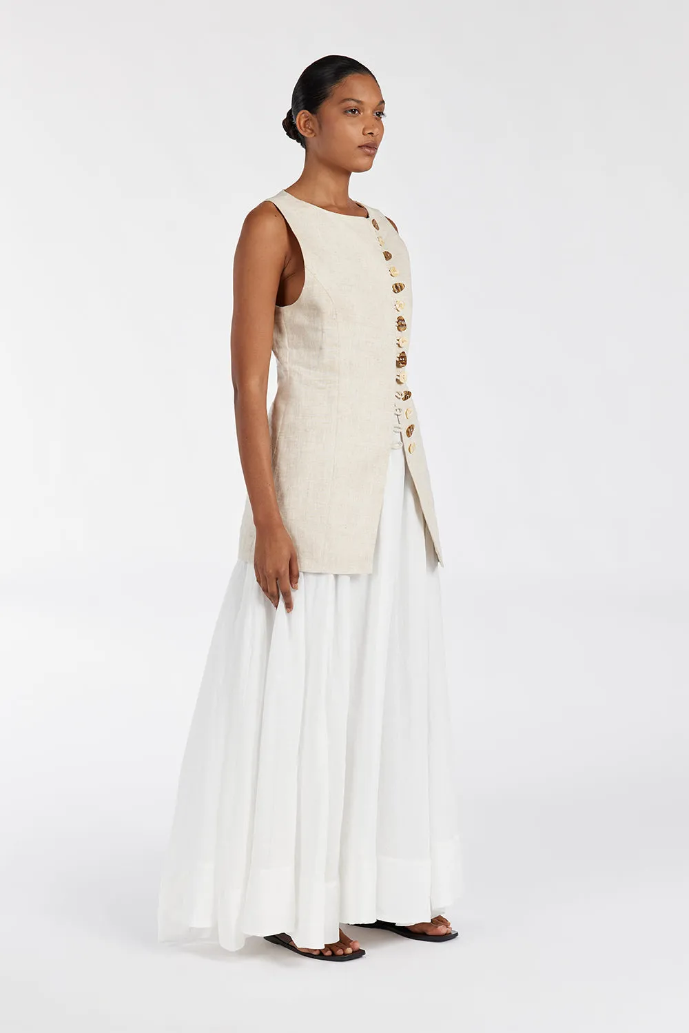 LAYNE WHITE RAMIE MAXI SKIRT sold by Dissh product image thumbnail 2