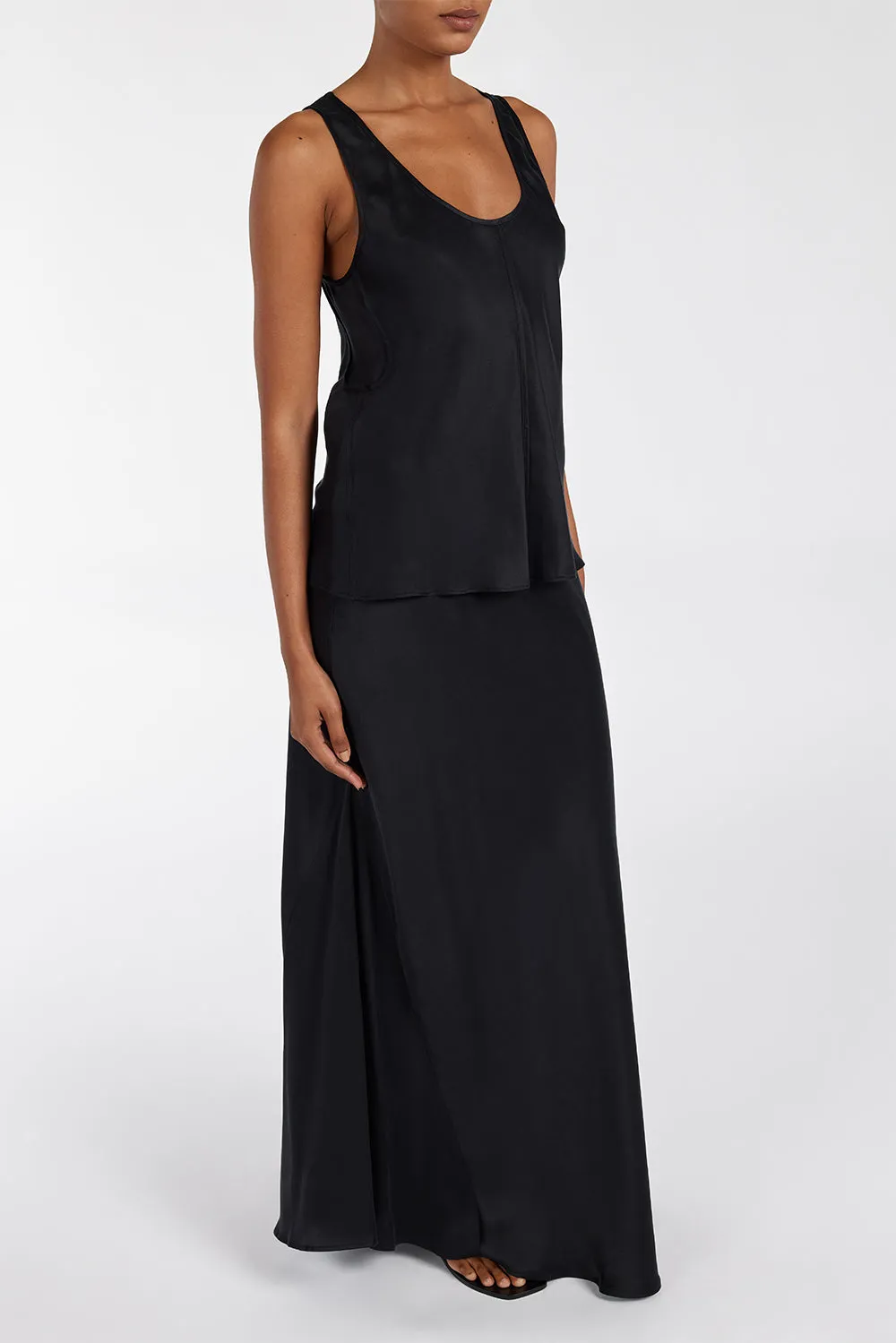 COLETTE BLACK SILK SKIRT sold by Dissh product image thumbnail 2