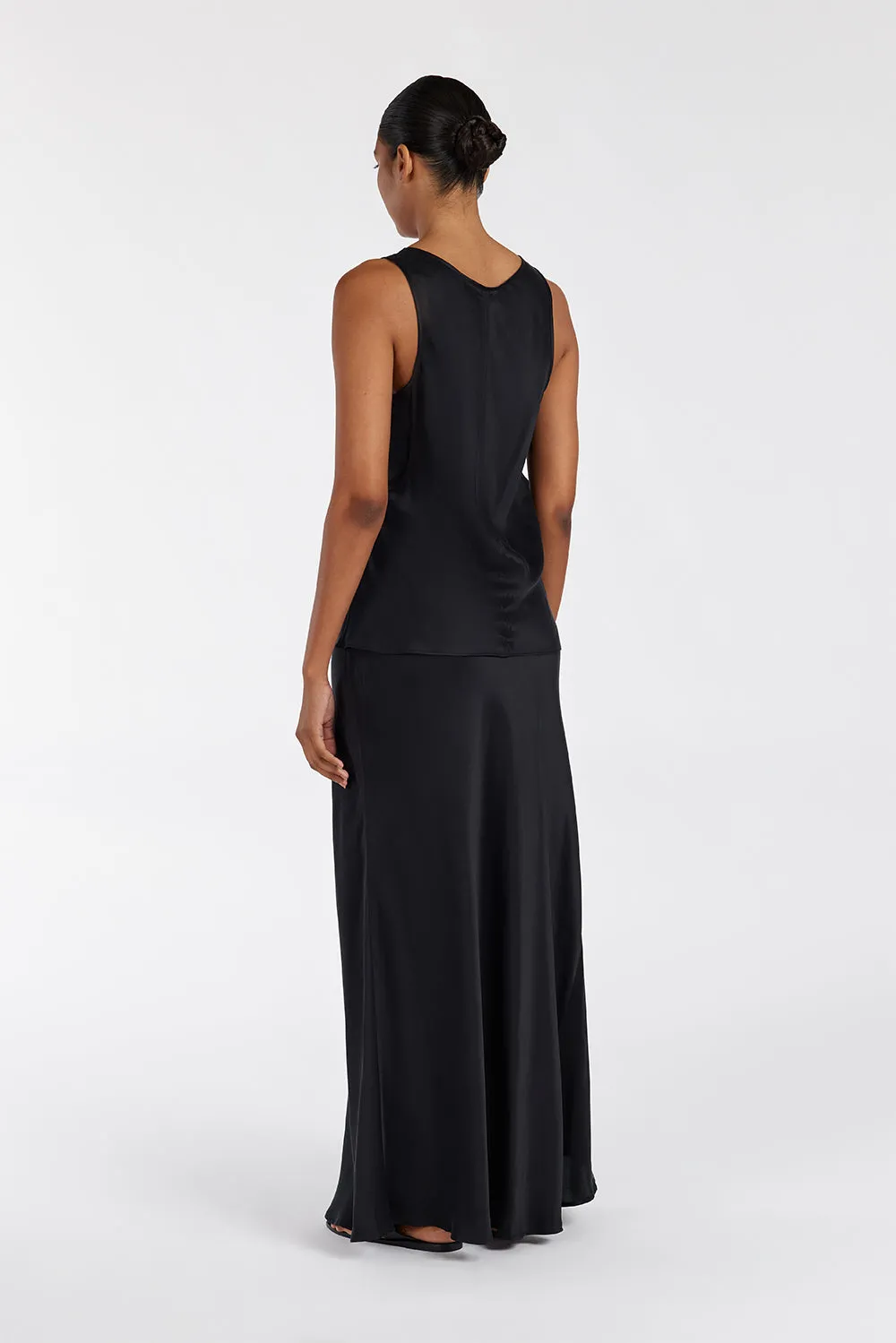 COLETTE BLACK SILK SKIRT sold by Dissh product image thumbnail 4