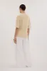 LIAM NATURAL KNIT POLO SHIRT sold by Dissh