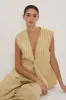 OLLIE DUNE STRIPE OVERSIZED VEST sold by Dissh