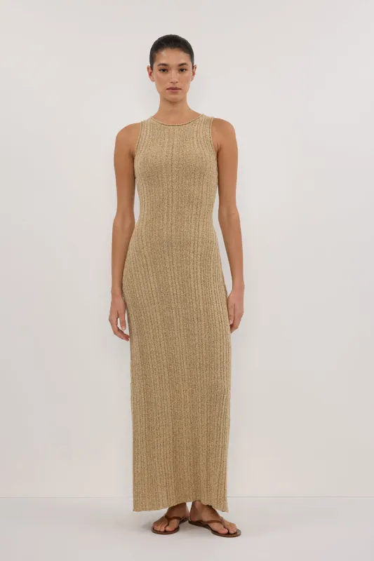 GIANNA DUNE KNIT MAXI DRESS sold by Dissh