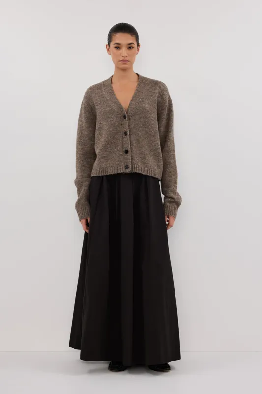 PIP CHOC MARLE KNIT CARDIGAN sold by Dissh