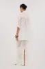 HALLIE OFF WHITE CROCHET MAXI SKIRT sold by Dissh