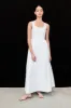 IBIZA WHITE LINEN DRESS sold by Dissh