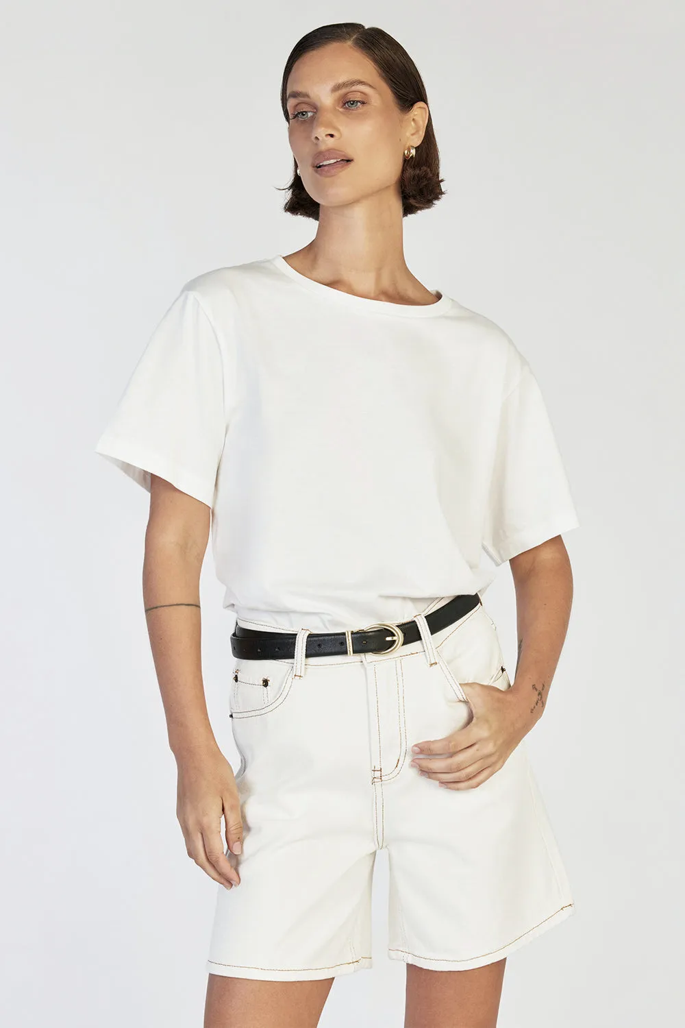 JOPLIN CREAM DENIM SHORT sold by Dissh product image thumbnail 2