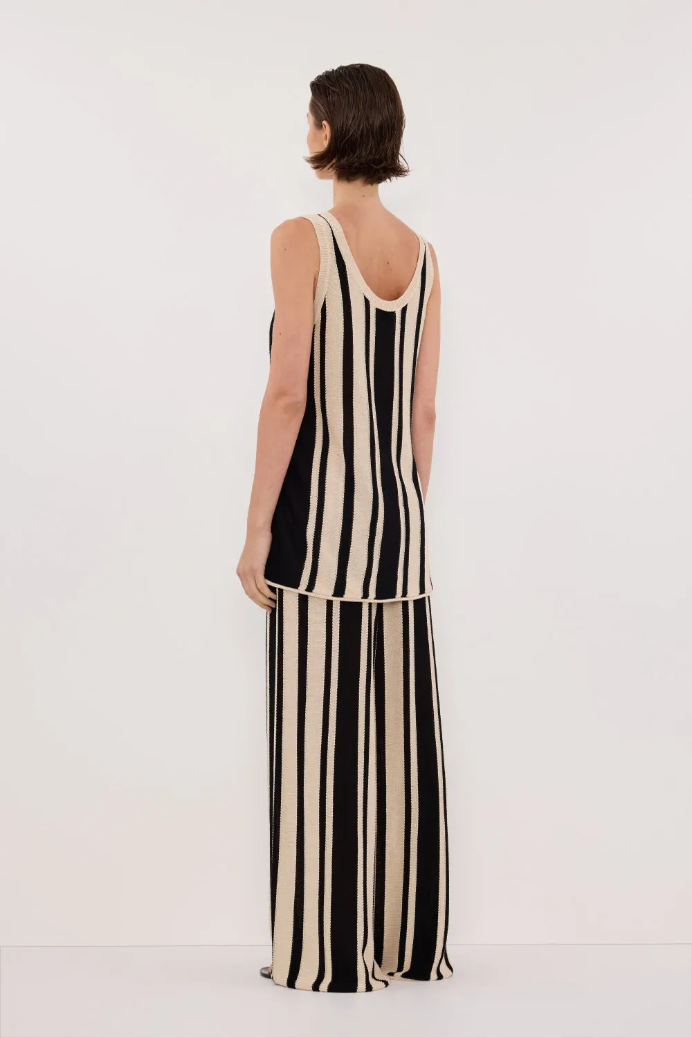 DELPHI STRIPE WIDE LEG KNIT PANT sold by Dissh product image thumbnail 4