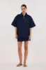MASON INDIGO BOXY DENIM SHIRT sold by Dissh