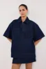 MASON INDIGO BOXY DENIM SHIRT sold by Dissh