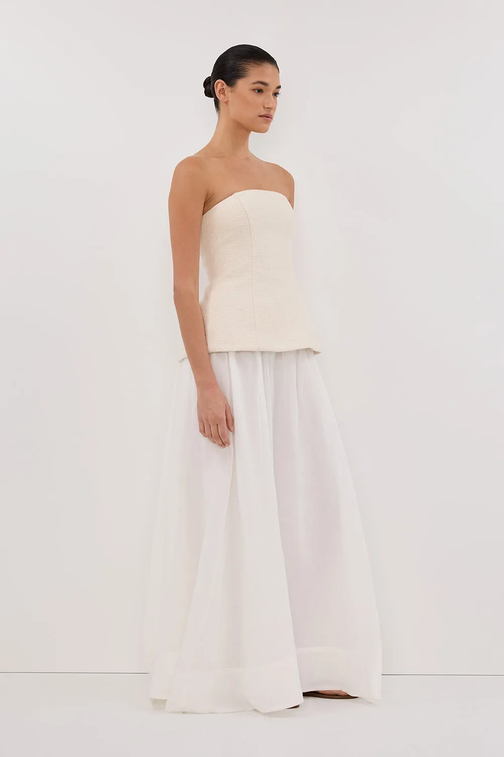 NIA NATURAL STRAPLESS TOP sold by Dissh product image thumbnail 4