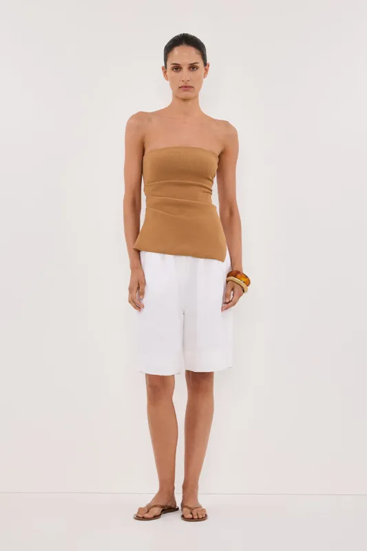 LUKE TAN BANDEAU KNIT TOP sold by Dissh
