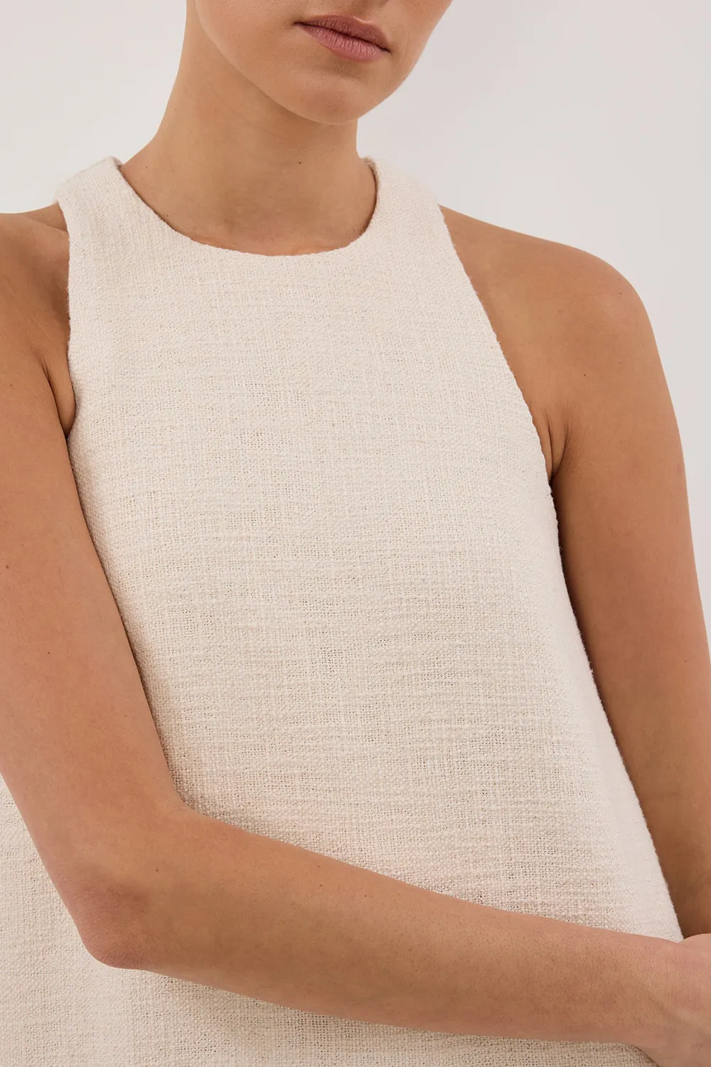 NIA NATURAL MINI DRESS sold by Dissh product image thumbnail 5