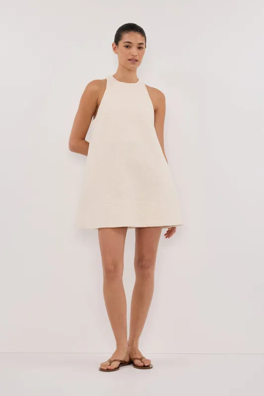NIA NATURAL MINI DRESS sold by Dissh