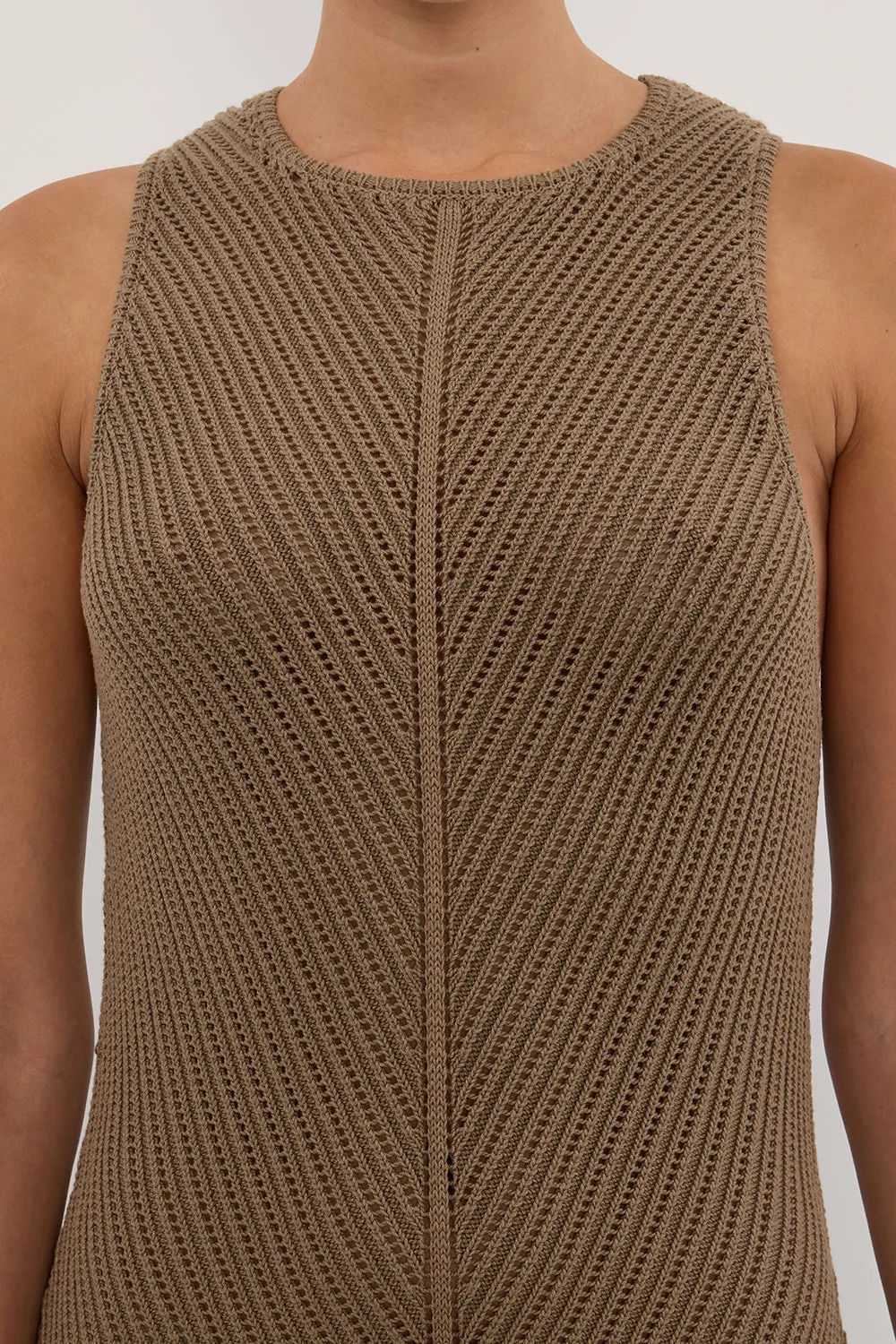 BLOOM OLIVE CROCHET MAXI DRESS sold by Dissh product image thumbnail 5