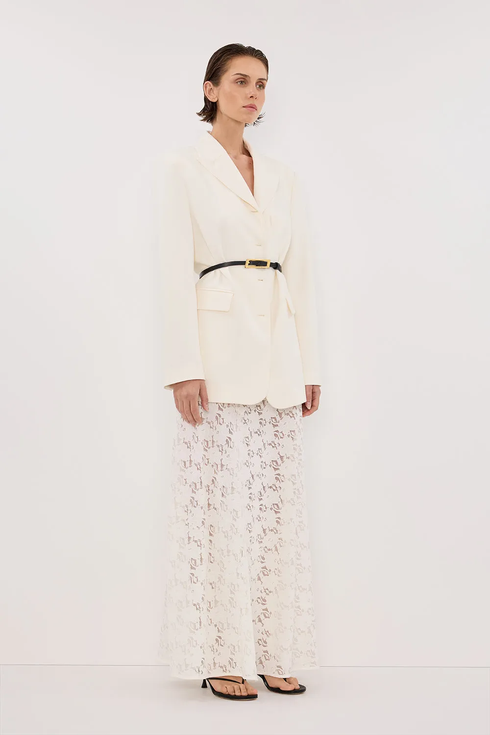 LOULA WHITE LACE SKIRT sold by Dissh product image thumbnail 5