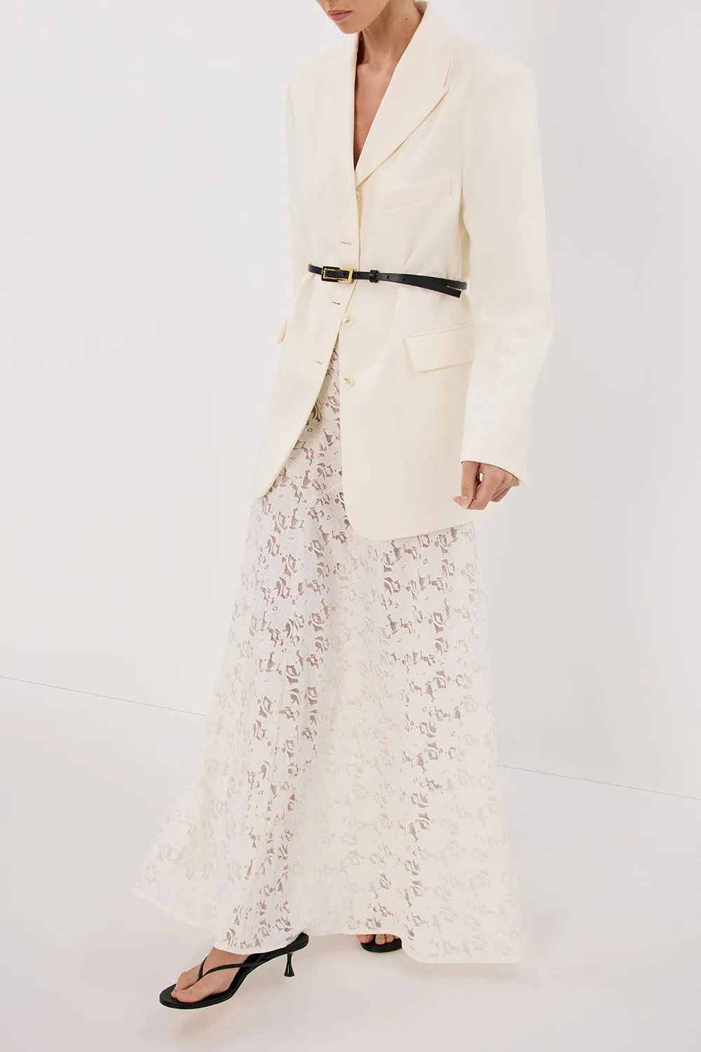 LOULA WHITE LACE SKIRT sold by Dissh product image thumbnail 3