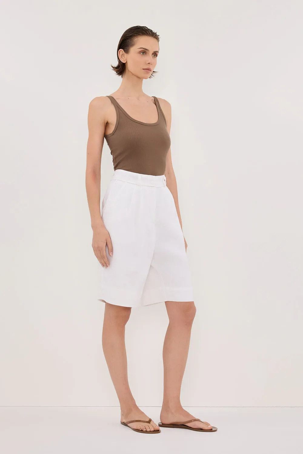 NINA CLOVER LOW SCOOP KNIT TANK sold by Dissh product image thumbnail 3