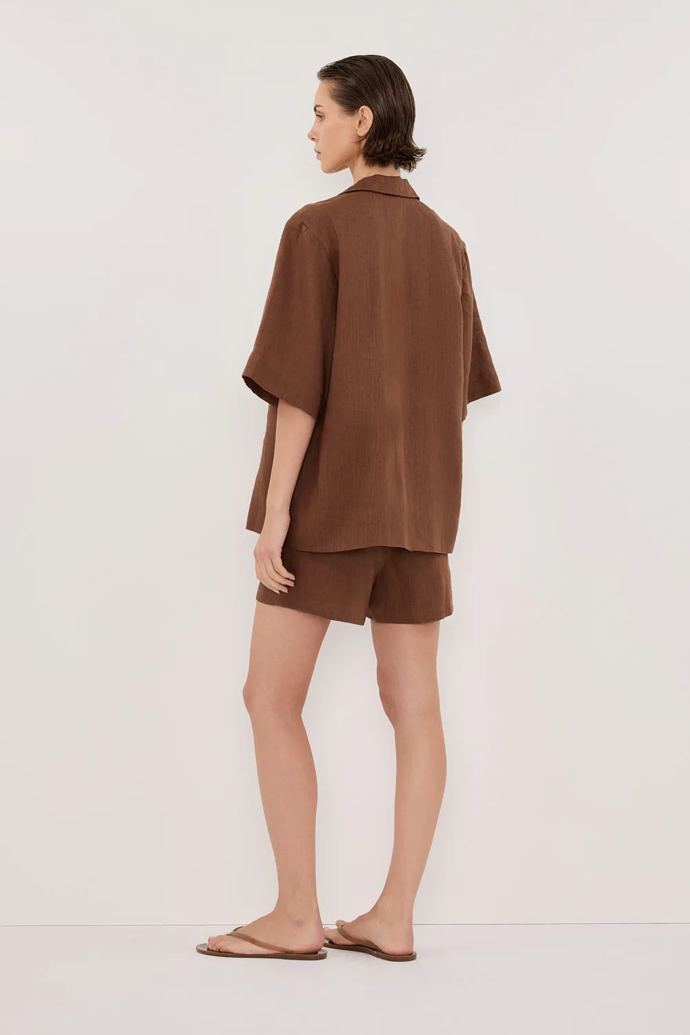 CORY FONDANT LINEN SHORT sold by Dissh product image thumbnail 4